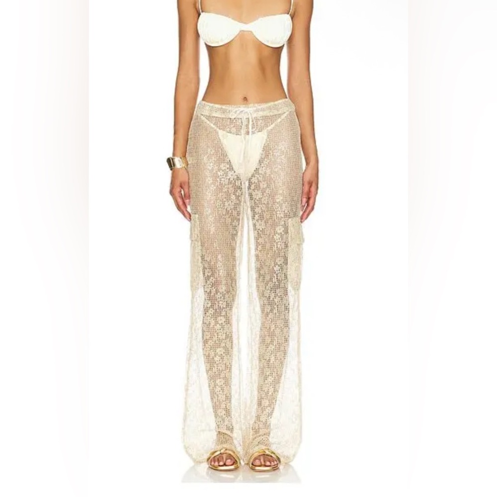 Revolve Sexy Sheer Lace Swim Cover up
